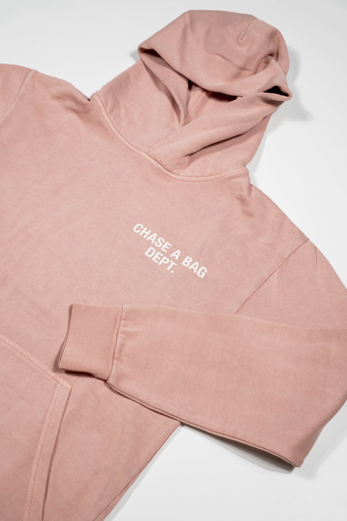 Chase A Bag Dept. Salmon Pink Hoodie