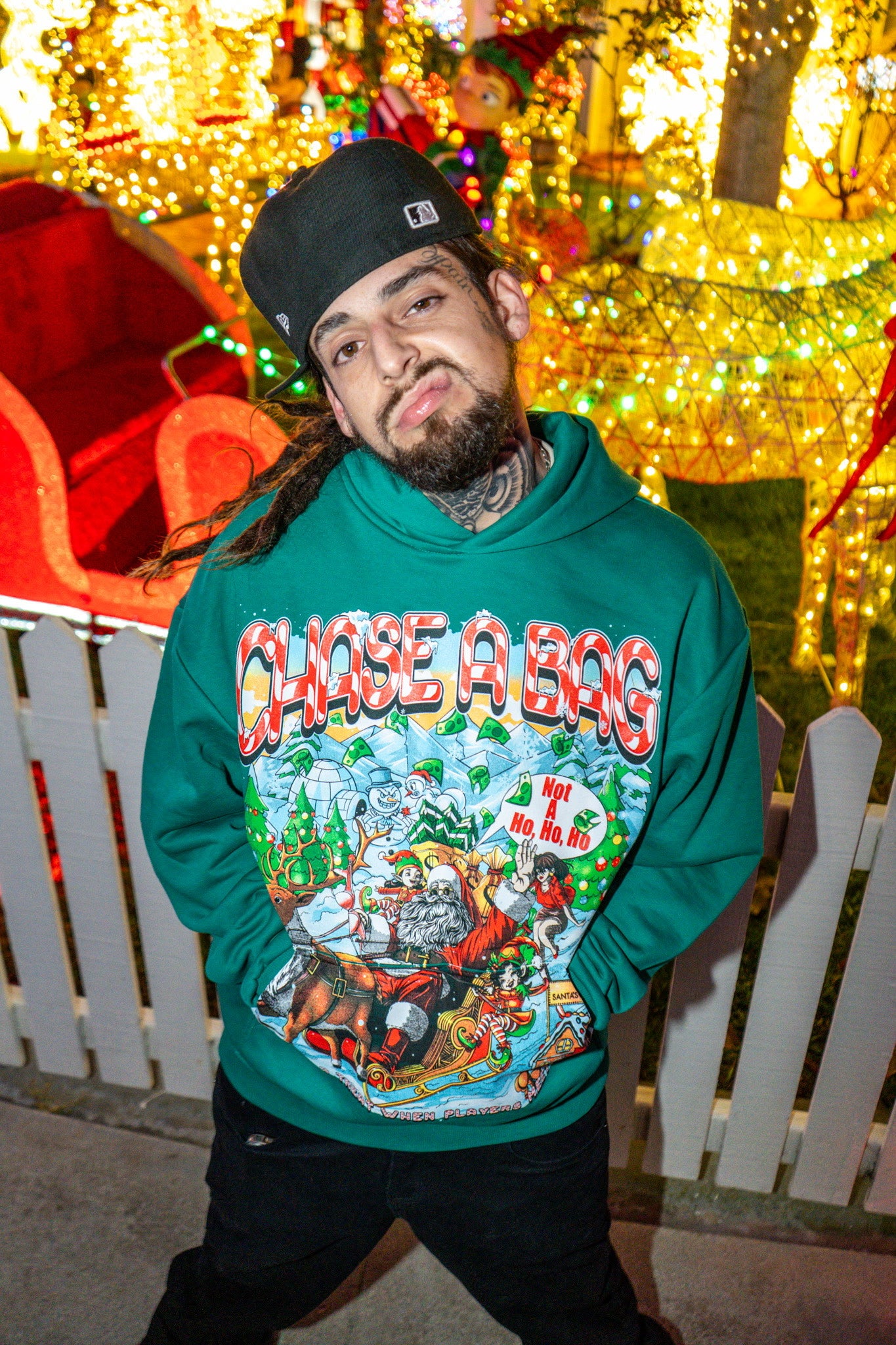 Christmas Hoodie ( Exclusive ) " It's A Treat When Players Meet"