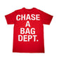 Chase A Bag Dept. Red Shirt