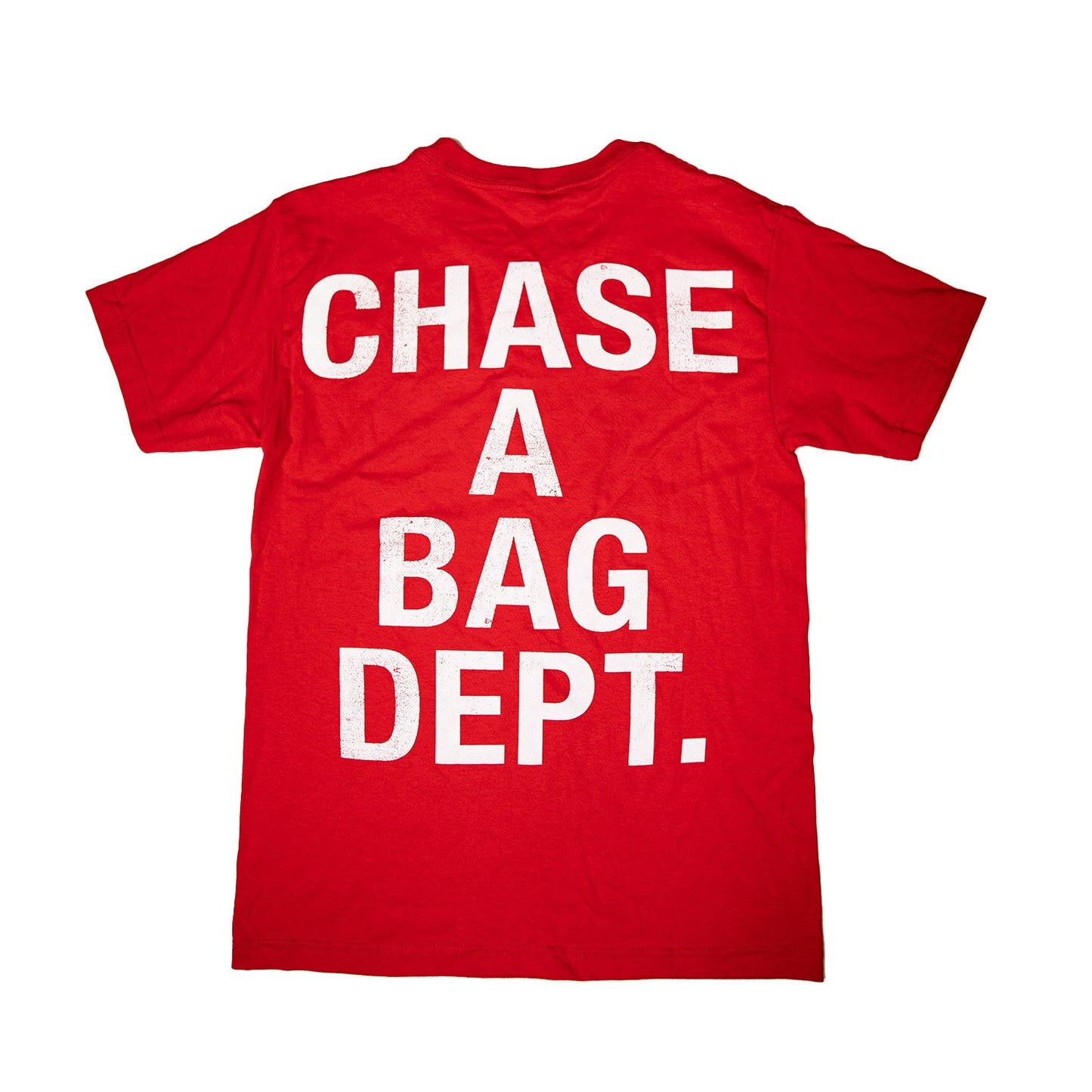 Chase A Bag Dept. Red Shirt