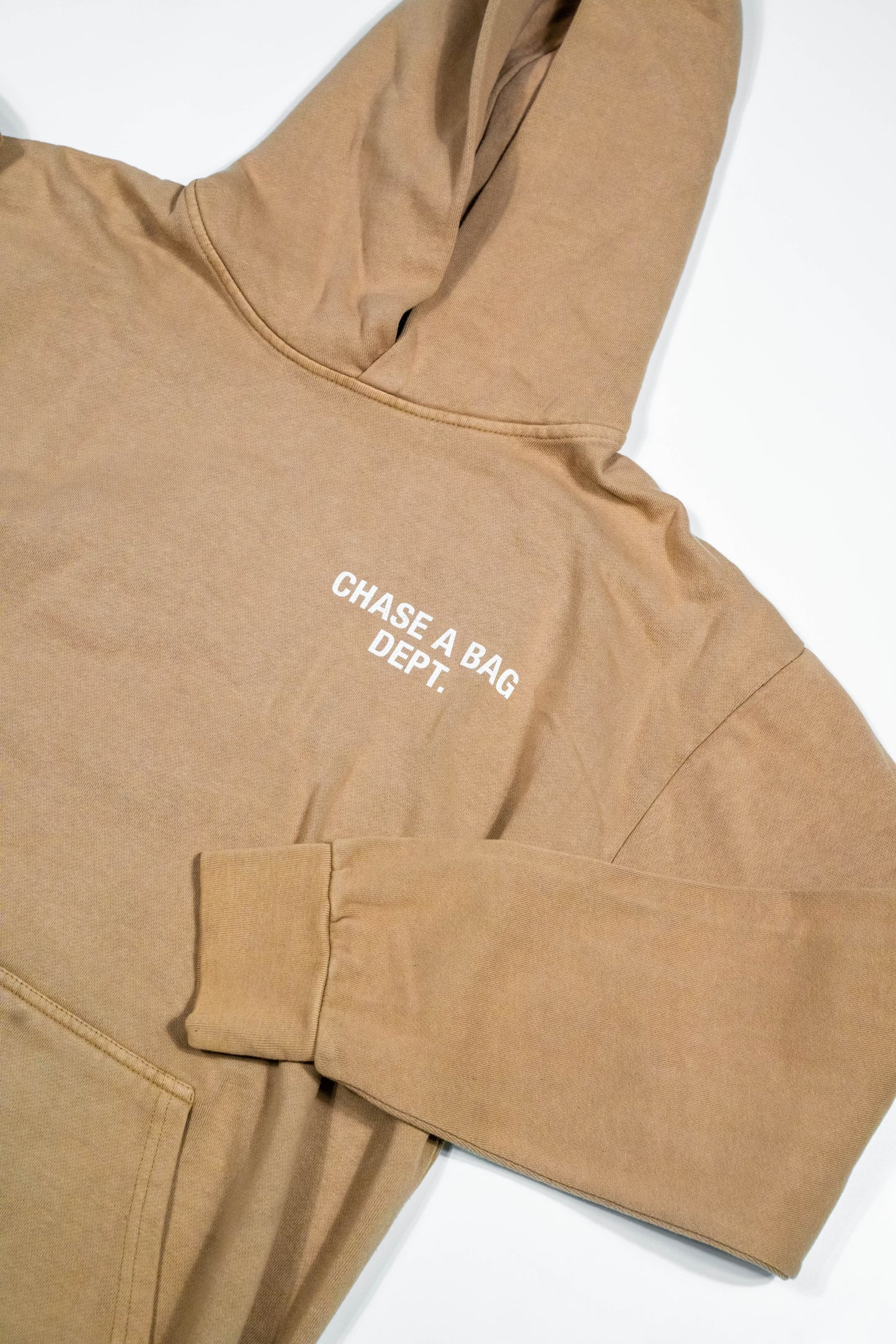 Chase A Bag Dept. Khaki Hoodie