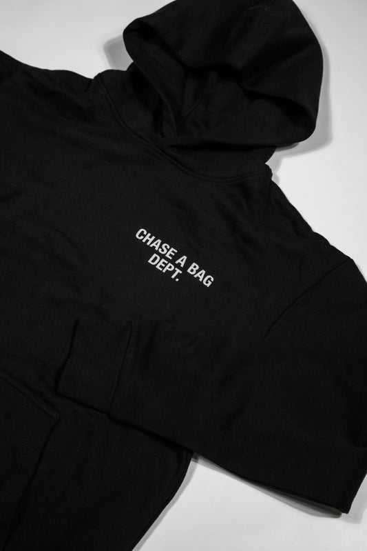 Chase A Bag Dept. Black Hoodie