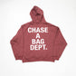 Chase A Bag Dept. Burgundy Hoodie