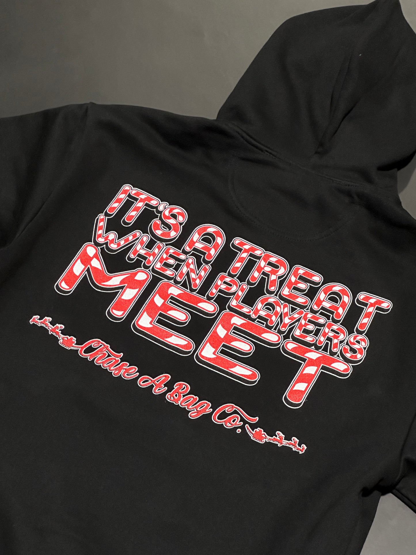 Christmas Hoodie ( Exclusive ) " It's A Treat When Players Meet"
